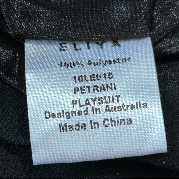 Eliya The Label Petrani Beaded Playsuit Small - Picture 10 of 10